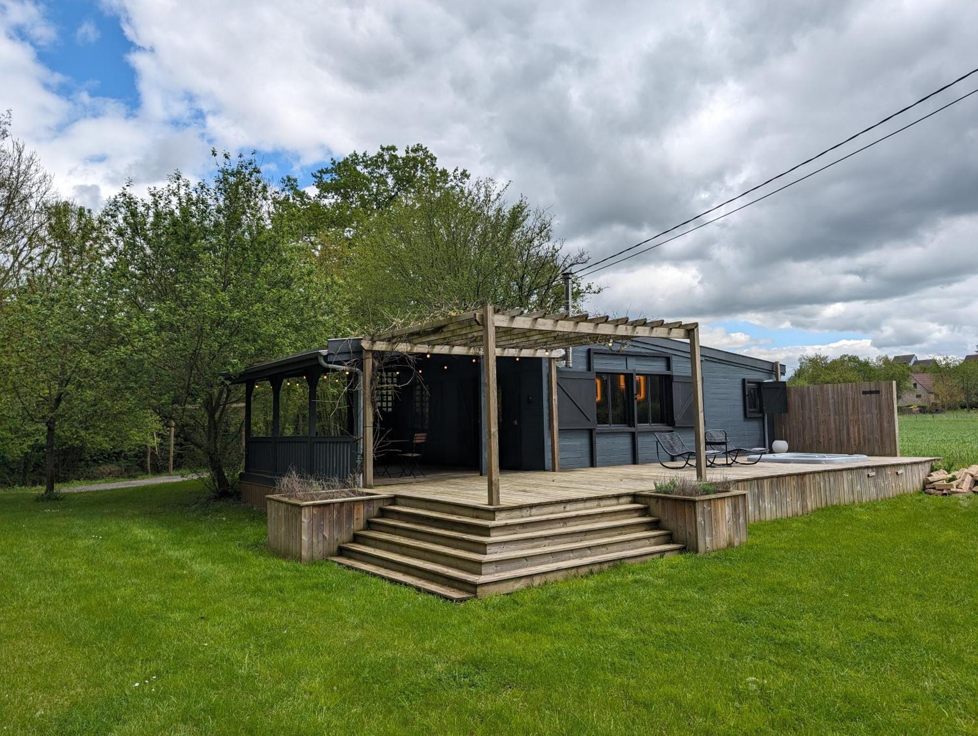 O Nano Glamping Villa Dalhem Buitenkant foto